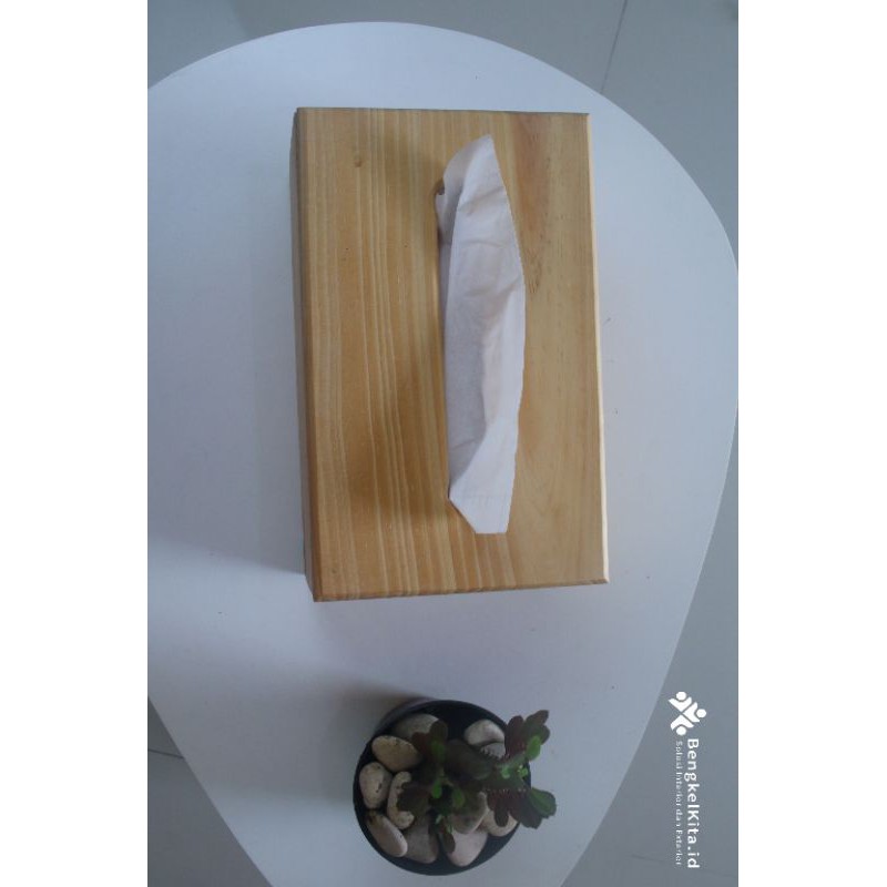 PINE WOODEN TISSUE BOX(FULL WOOD)/TEMPAT TISU KAYU FULL KAYU/KAYU PINUS JATI BELANDA/KAYU OVEN.