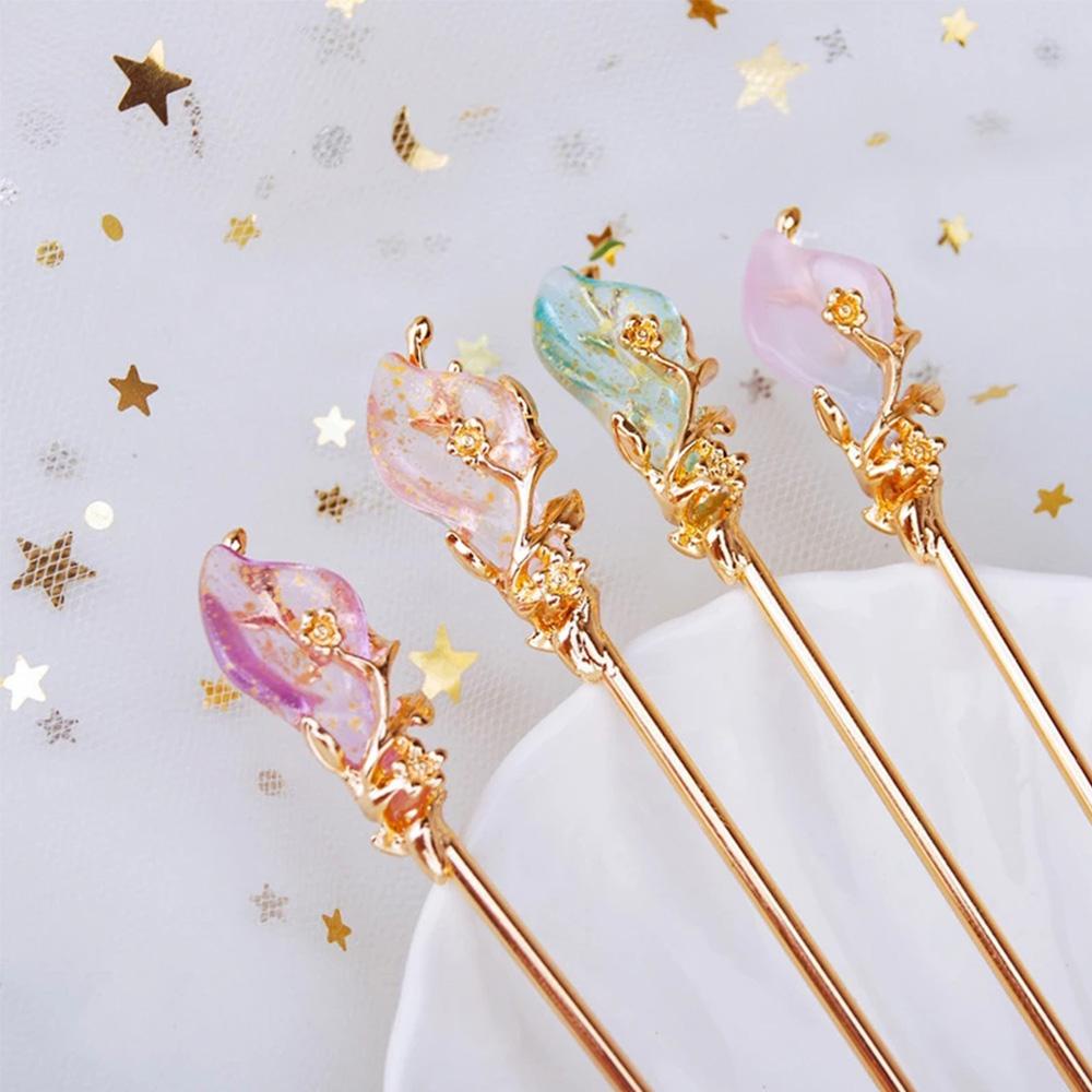 Nickolas1 Stik Rambut Wanita Perempuan Bahan Metal Berlian Imitasi Vintage Gaya Cina Hair Chopsticks