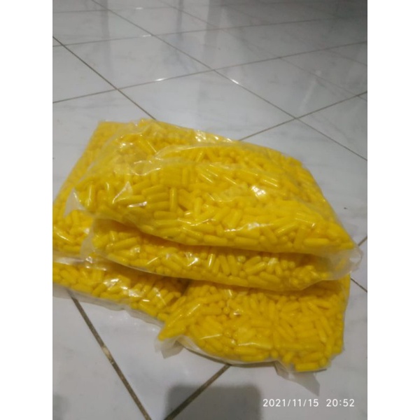 Cangkang Kapsul 0 kuning-kuning isi 1000 pcs