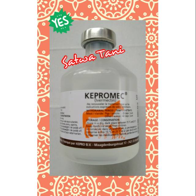 Kepromec (ivemectin injeksi) 50 ml