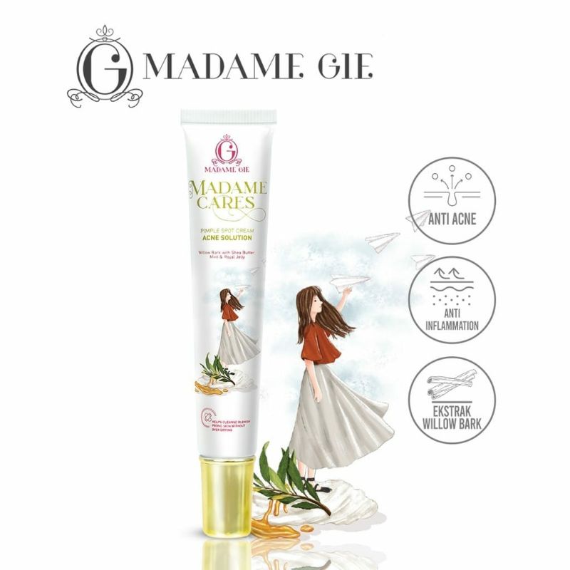 MADAME GIE Madame Cares Pimple Spot Cream Acne Solution - Skin Care Acne Spot Gel