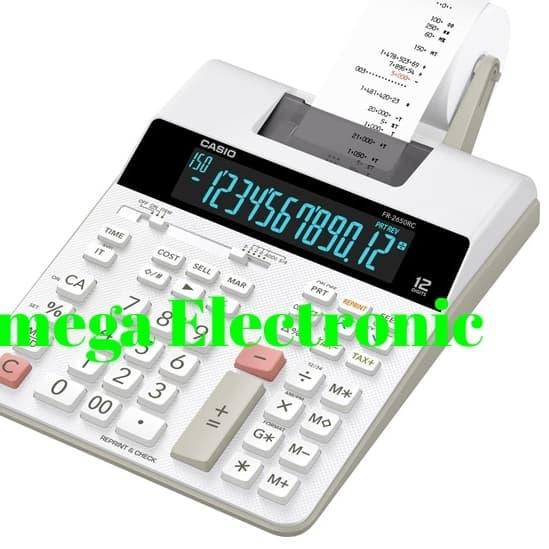 

∩ SALE Casio FR-2650T - Printing Kalkulator Calculator Struk Kertas FR 2650 T
