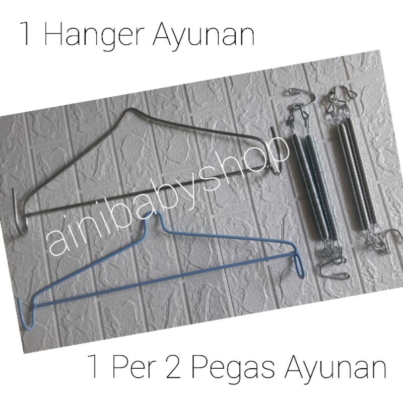 Paket Ayunan Bayi Manual Portable Chrome Stainless Tiang Ayunan ORIENT