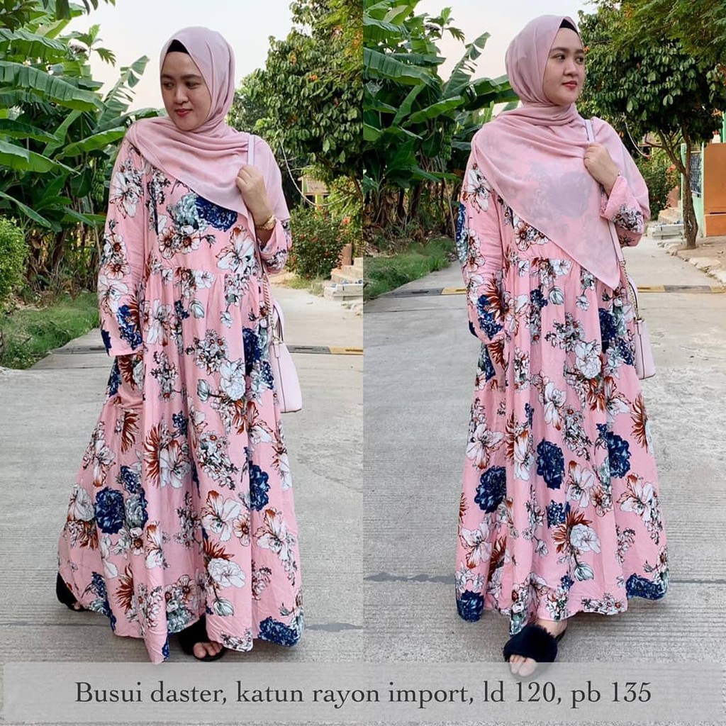 Gamis Floral Maxi Dress