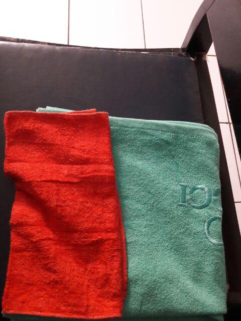 Handuk Leher Champion Bordir 30x90