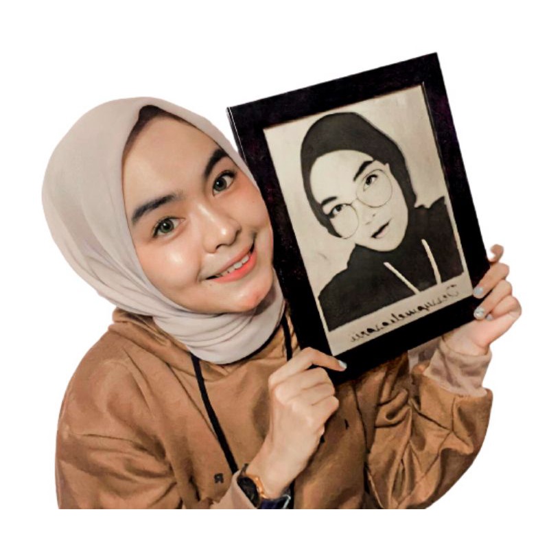 LUKISAN WAJAH /  LUKISAN UKIR / LUKISAN  COSTUM / SILUET /SILUET WAJAH /HIASAN DINDING /LUKISAN DIND