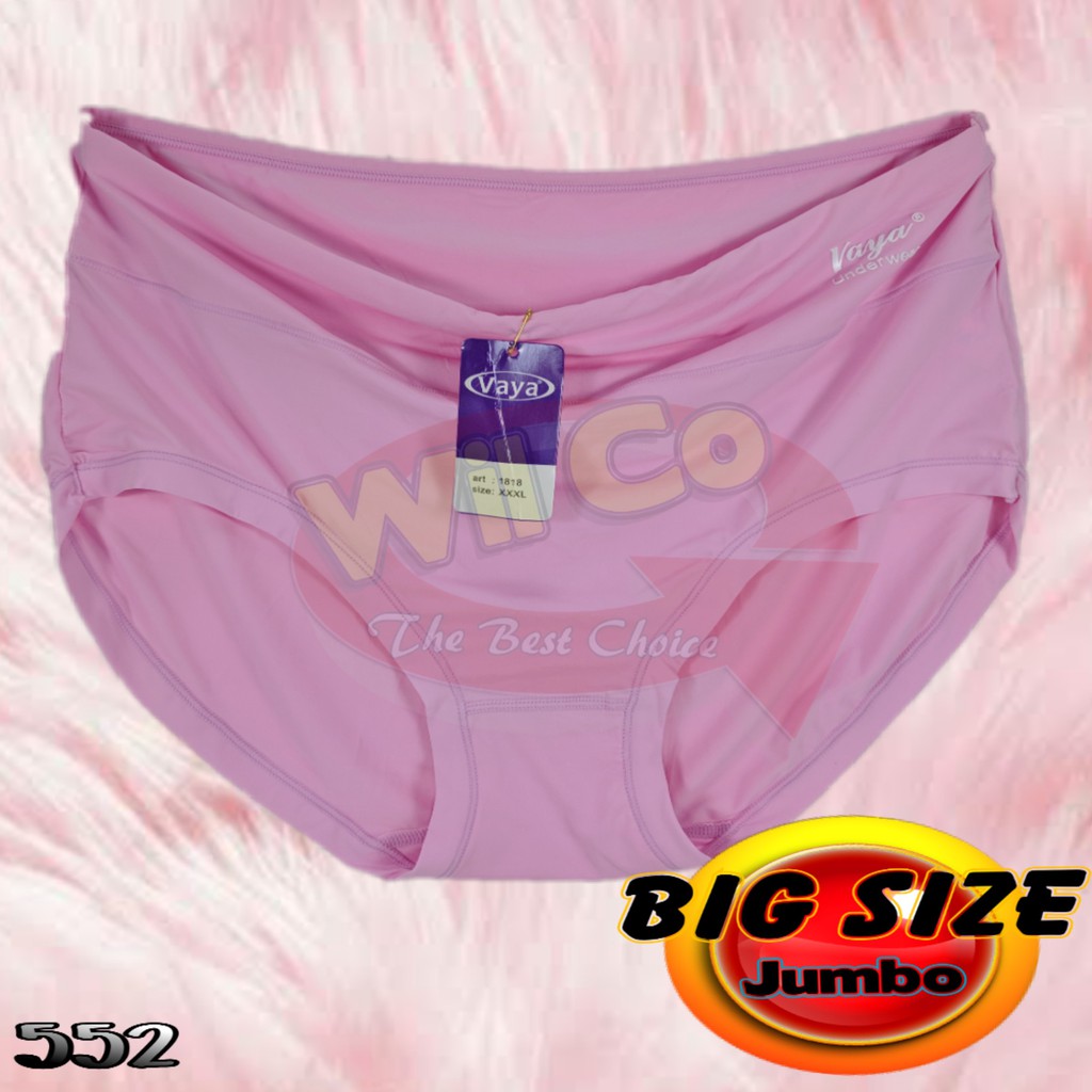 K552 - (Harga Per 1 Pcs) CELANA DALAM WANITA PAKAIAN DALAM PAKAIAN WANITA CD VAYA SIZE L - EQL JUMBO