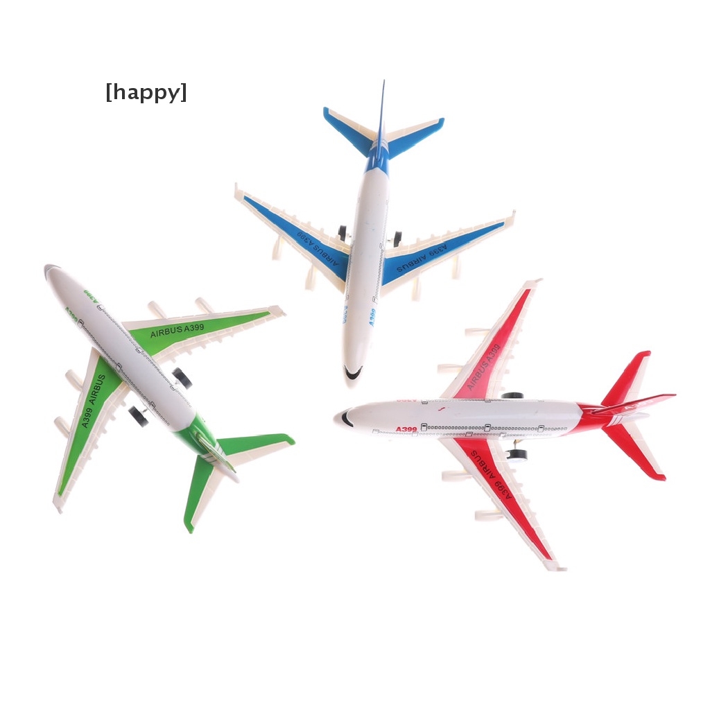 HA Plastic Air Bus Model Kids Children Pull Back Airliner Passenger Plane Model 0 0 0 0 0 ID