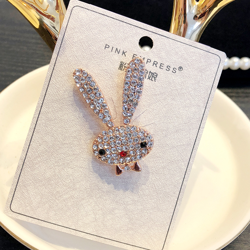 Bros Bros Pin Perempuan Korea Suasana Mewah Selendang Gesper Mantel Kardigan Dekorasi Kreatif-6