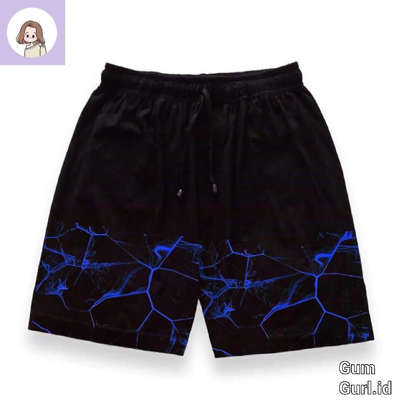 GumGurl short pants THUNDER BLUE pria wanita unisex celana dalam pendek distro api shortpants boxer 