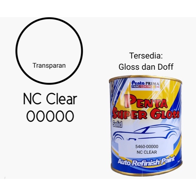 Clear Penta Supergloss  kilap dan doff 200g