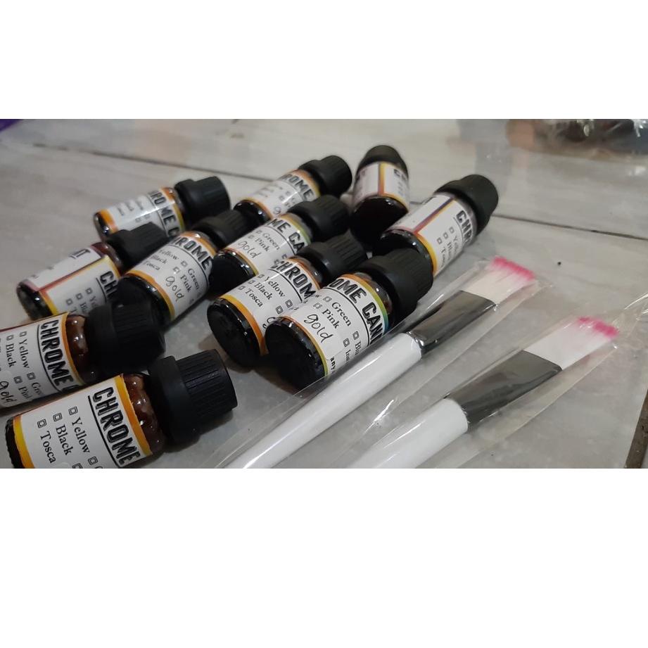 Menarik.. Cairan pewarna logam anti luntur permanen terlaris NEW CANDY CHROME PEWARNA LOGAM, CHROME 