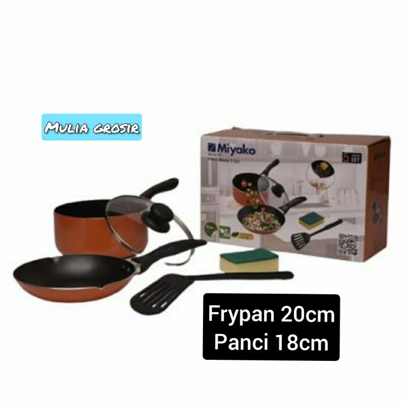 Micook Miyako Panci Set Miyako isi 5pcs Panci Miyako