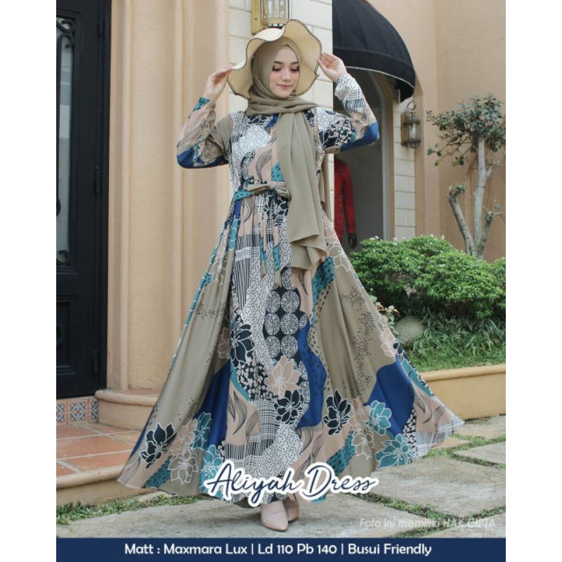 GAMIS ALIYAH DRESS MAXMARA LUX PREMIUM