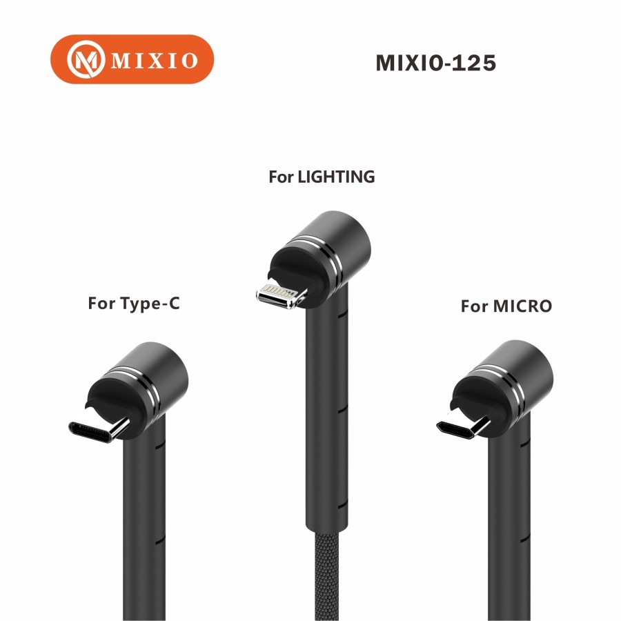 Kabel Data Micro USB Quick Charge 3.0 Max 2.4A MIXIO-125 STAND