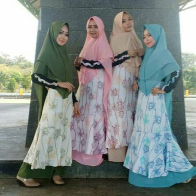 ORIGINAL REAL PICT SET BAJU GAMIS DUYUNG MONALISA MIX ORIGINAL REAL PICT SET BAJU GAMIS DUYUNG MONALISA MIX