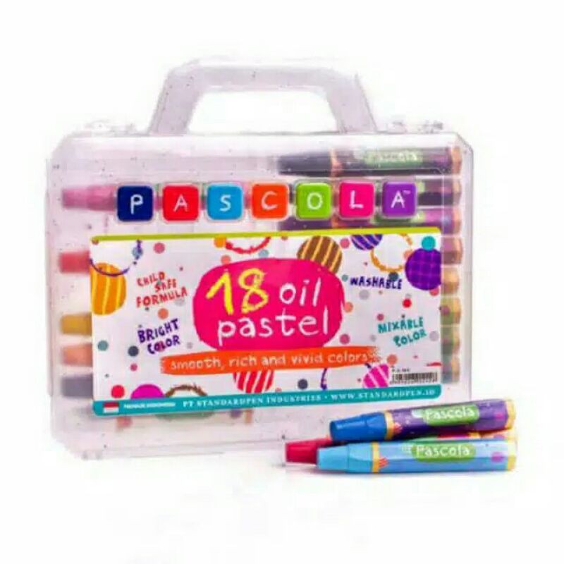 

Crayon Oil Pastel Pascola 18 Warna
