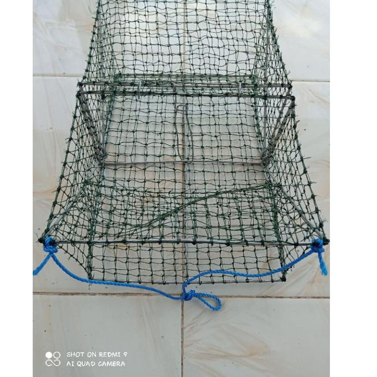 TT.25Au22ᴴ ▫ jaring perangkap/bubu rajungan kepiting keong KAWAT STENLIS PUTIAN ANTI KARATAN