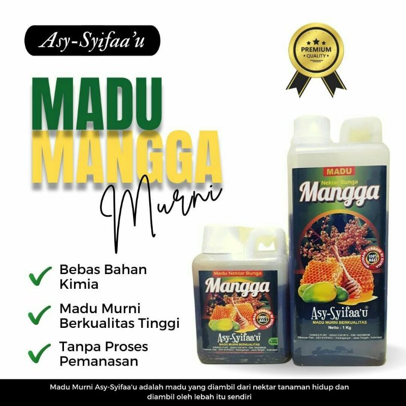 

Madu Asli Asysyifa'u Bukan madu SOS