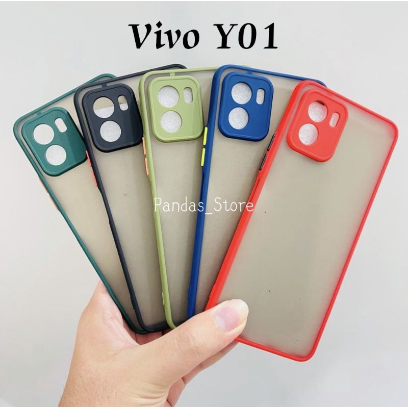 Case Vivo Y01 4G Baru My choice Original + Ring Kamera / Pelindung Kamera (PsS)