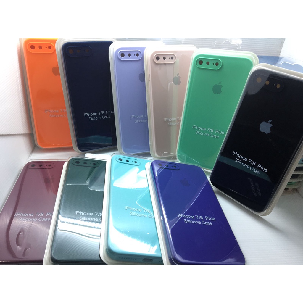 Clear Tpu case iphone 6 / XS MAX / 11 pro / case macaron / silikon / LOGO IPHONE / 7 / 8 /  7plus / 8plus / 11 pro max / 6plus BAHAN TEBAL