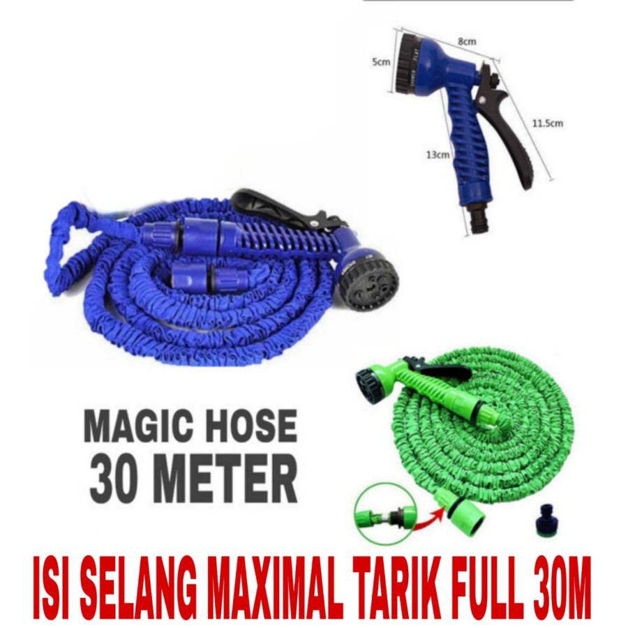 MAGIC HOSE SELANG AIR ELASTIS 30 METER MURAH KUALITAS OKE