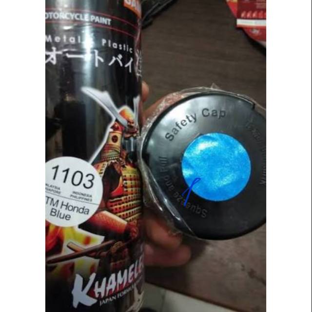 Pilox samurai paint ctm honda blue 1103 / biru metalik