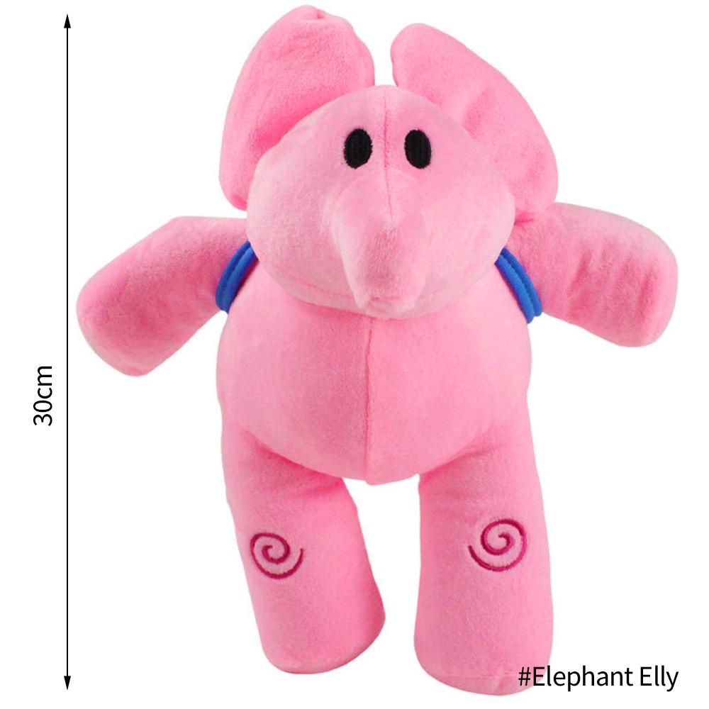 Timekey D5O4 Mainan Boneka Stuffed Plush Kartun Hewan Gajah / Anjing / Bebek Pink Lucu 16-30cm Untuk Anak