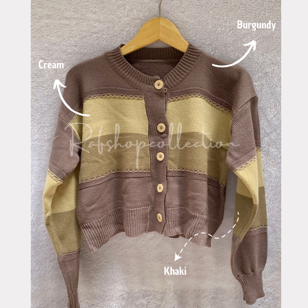 HAZEL CARDY PREMIUM - Kardigan Korea - Kardigan murah - Kardigan Wanita