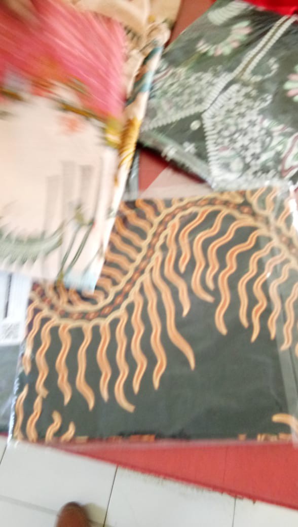 Atasan Batik Tunik Zipper~resleting Depan