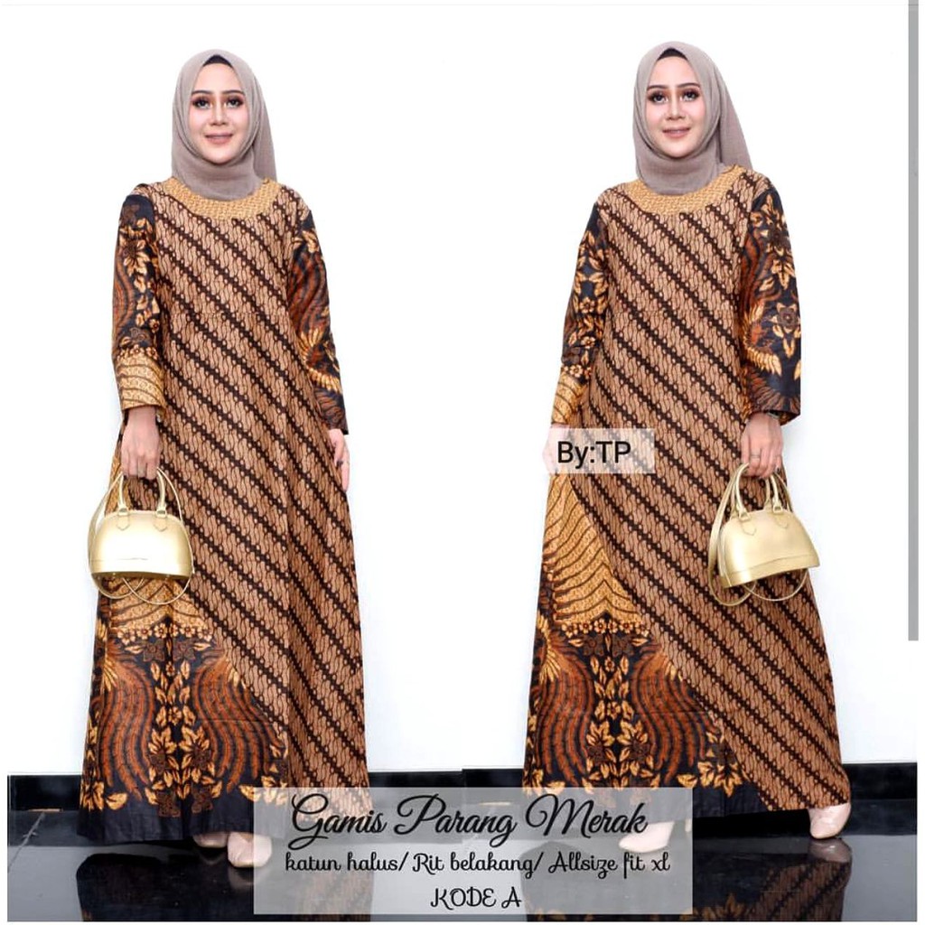 GROSIR BATIK GAMIS PARANG MERAK