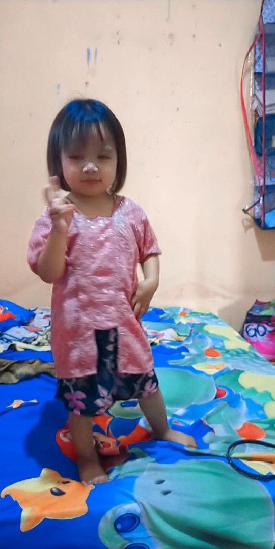 Kebaya Anak Chacha Kids (6 Warna) Brukat Premium Mix Batik Prada Terlaris Termurah !!!