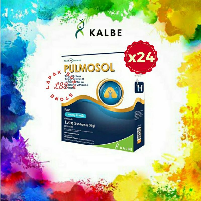 

24 Box - Pulmosol Creamy Vanilla 150gr
