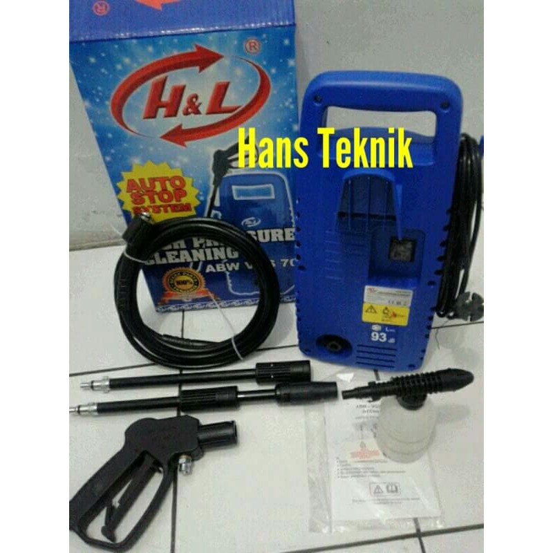 H&L ABW VGS 70 Mesin Semprot Air HL Jet Cleaner Steam Cuci Motor Mobil