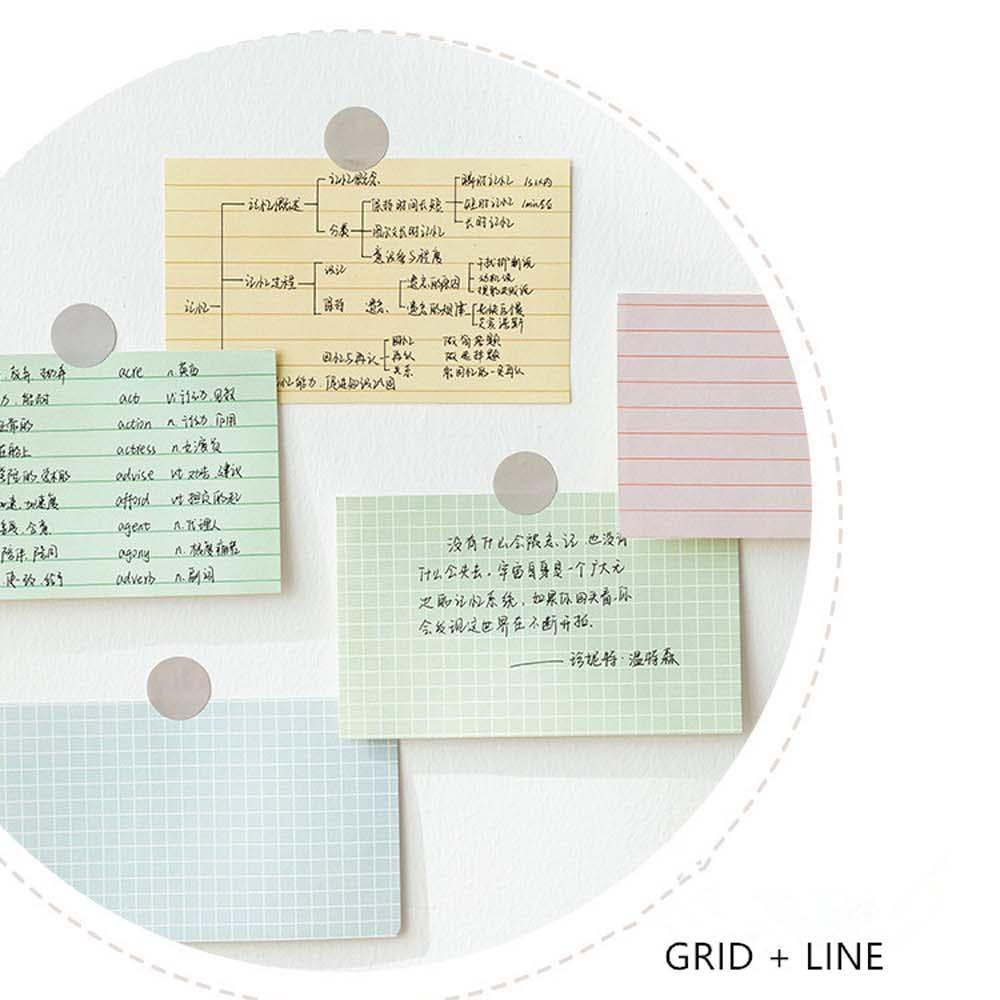 Quinton Memo Note Cards Grids Line Alat Tulis Sekolah Menebal Pesan Notes To Do List Index card