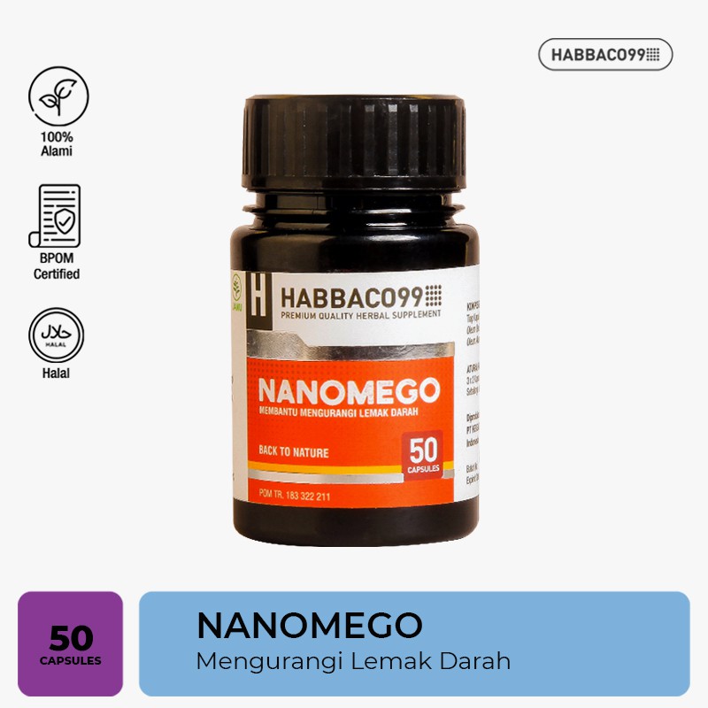 

Habbaco99 Nanomego Suplemen Herbal Lemak Darah