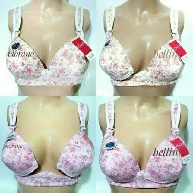 Bh Menyusui Sorex 8108 / Nursing Bra Sorex Tanpa Kawat Size 36 38 40 42 / Bra Menyusui Sorex