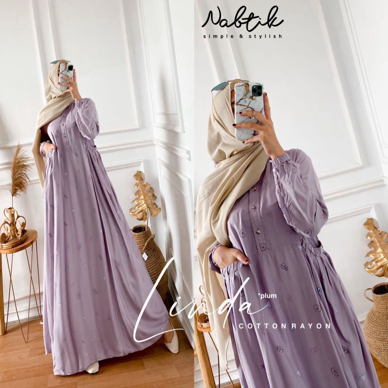 LINDA MAXY NABTIK ORIGINAL GAMIS MUSLIM SOLO