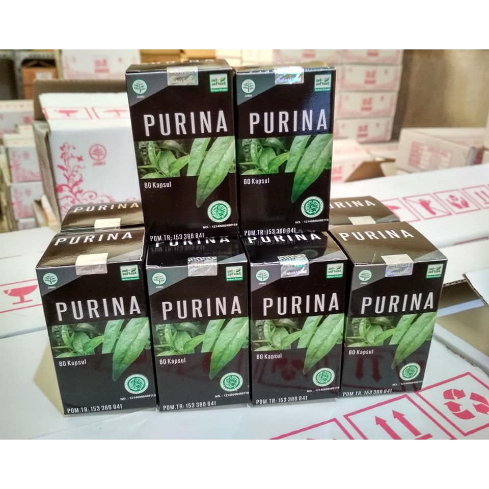 Obat Herbal Asam Urat dan Nyeri Sendi Purina Al Afiat isi 60