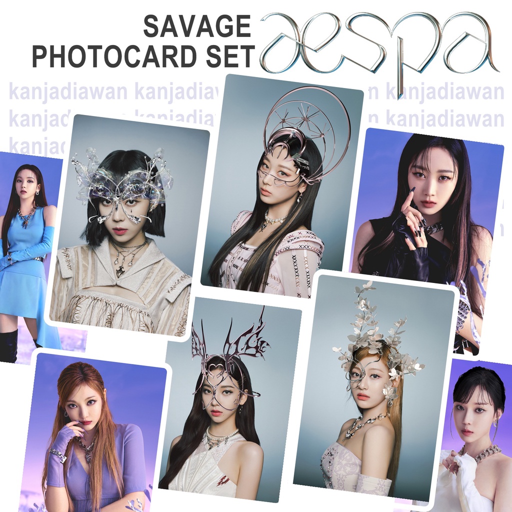 PHOTOCARD AESPA SYNK DIVE SAVAGE