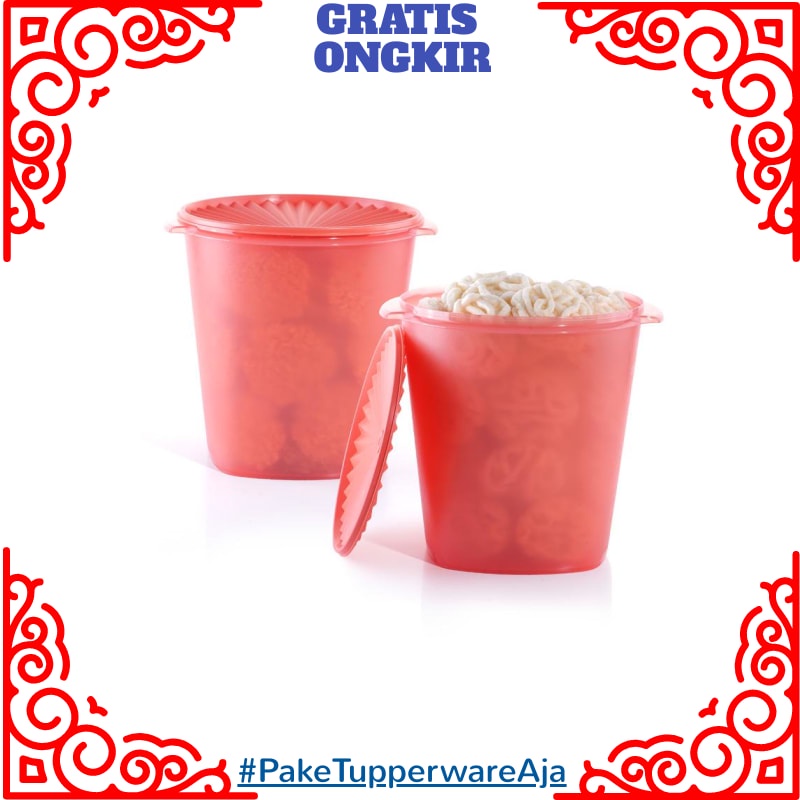 Toples Tupperware Jumbo - Toples Makanan Tupperware Besar 10L (1pc)