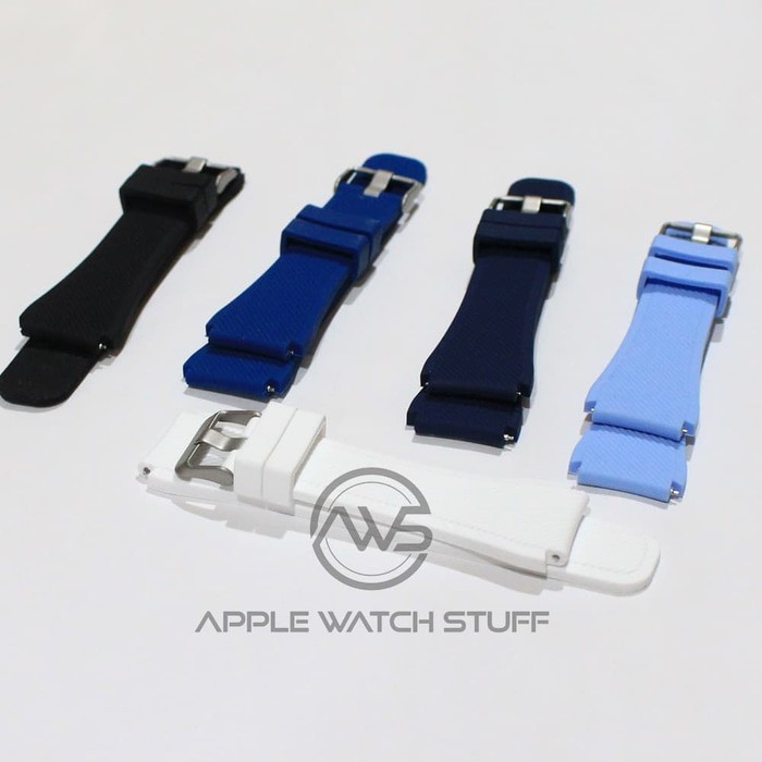 Sport Band Silicon Strap 22mm Rubber material for Asus Zenwatch 2 WI501Q  Moto 360 2nd 46mm