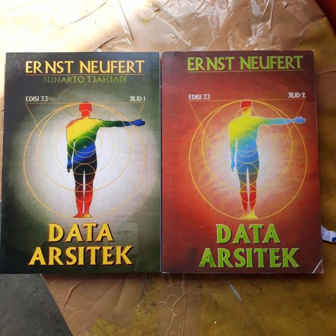 

READYY 2 BUKU. DATA ARSITEK JILID 1& 2 edisi 33 by ERNST NEUFERT PROMO