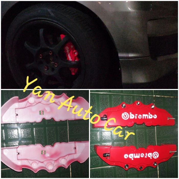 Jual Cover Caliper Disc Brake Brembo Honda Hrv Tutup Piringan Merah Ic Shopee Indonesia