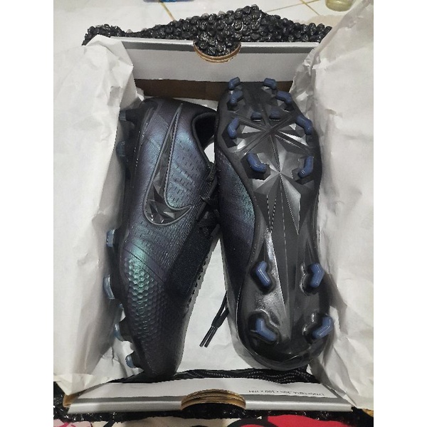 sepatu bola nike phantom vnm elite fg black kinetic