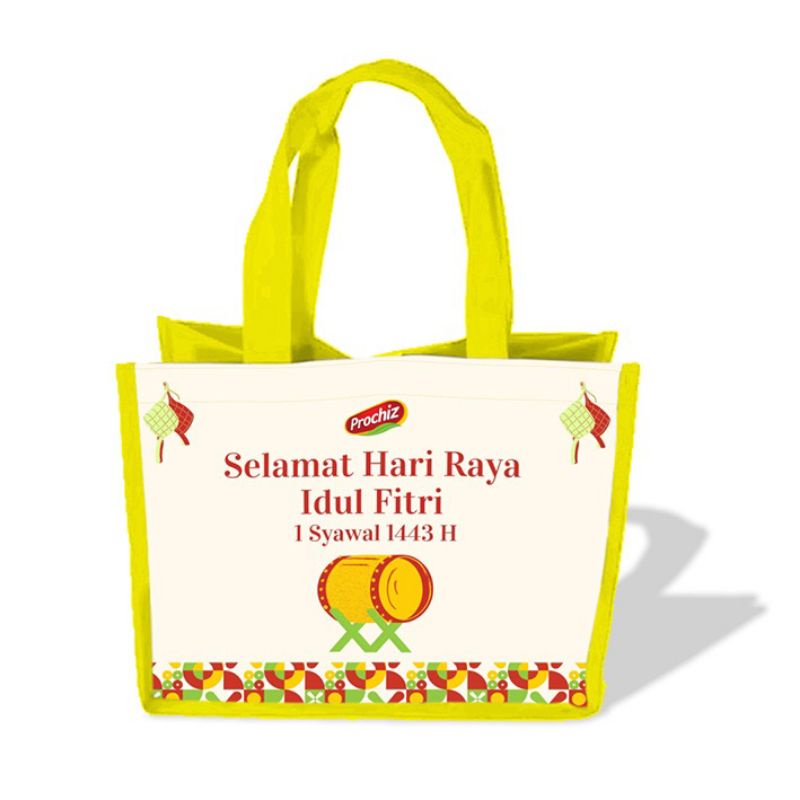 

Goodie Bag Custom Spesial Lebaran Eid Fitri Size 25*20*12 Free Desain