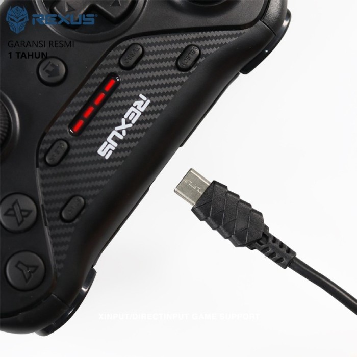 Gamepad Wireless Rexus GX200 Joystik USB Stik Garansi Resmi