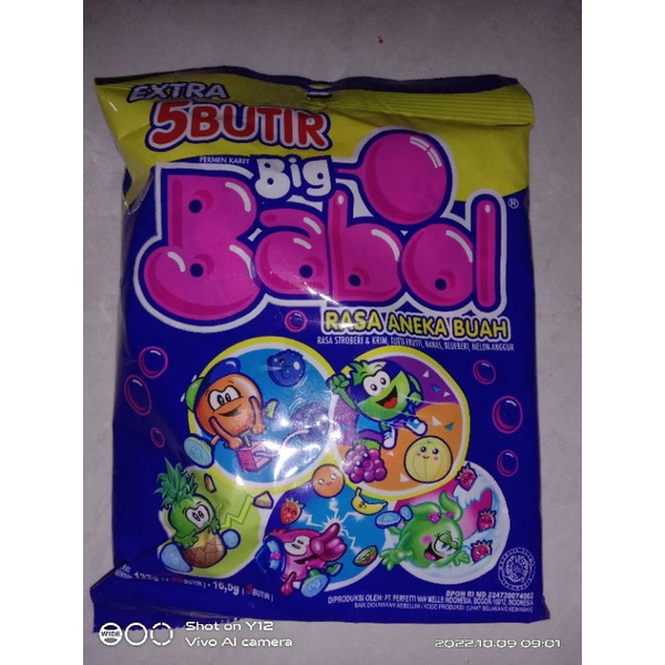 Permen Karet Big Babool 40 pcs / Ready Semua Rasa