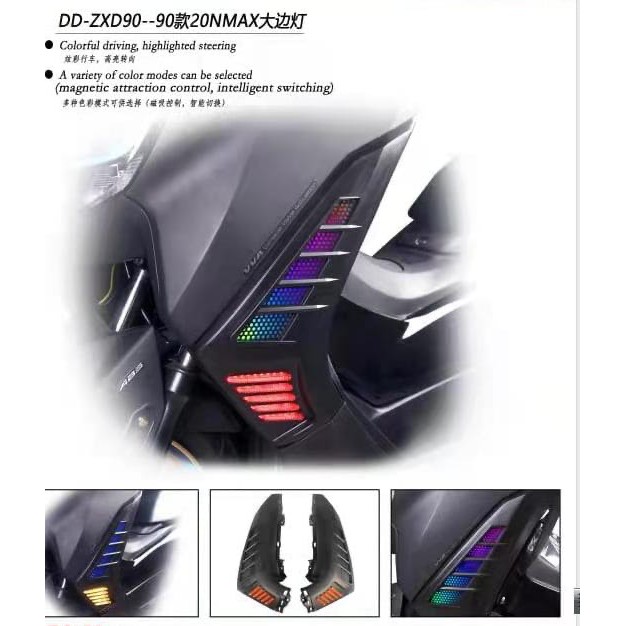 Lampu Sein LED Running + Cover Sein CKS Yamaha Nmax New 2020