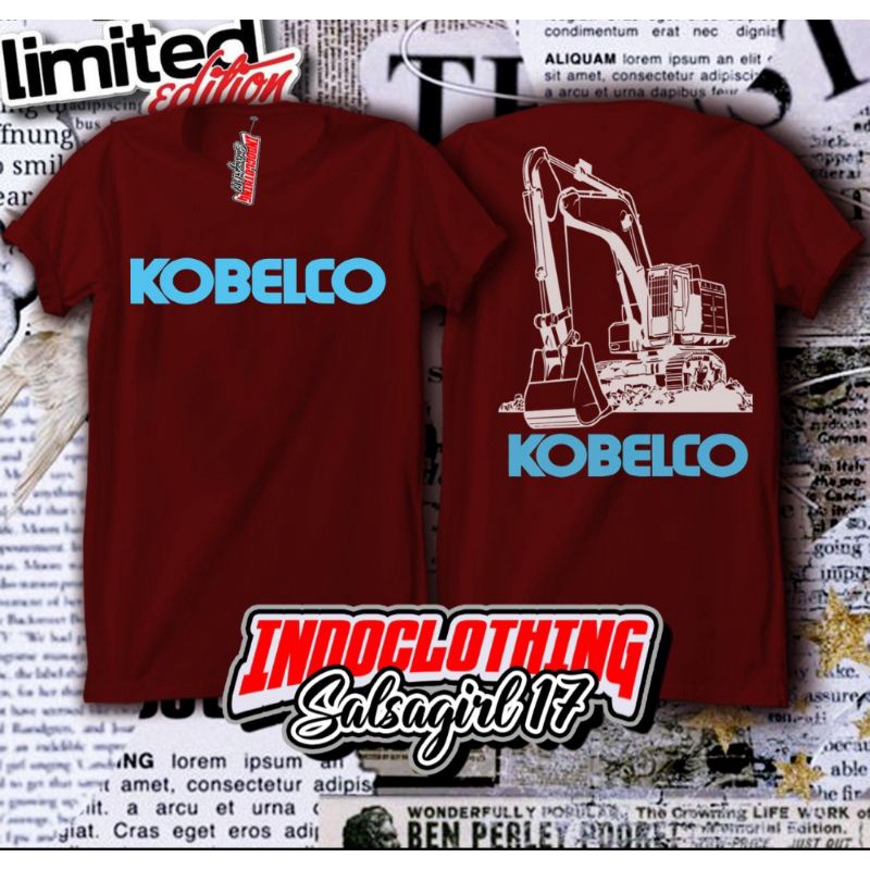 KAOS KOBELCO ALAT BERAT EXCAVATOR